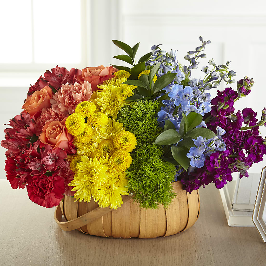 Prideful Basket – PETALS & HEARTS FLOWER SHOP, Monterey Park CA