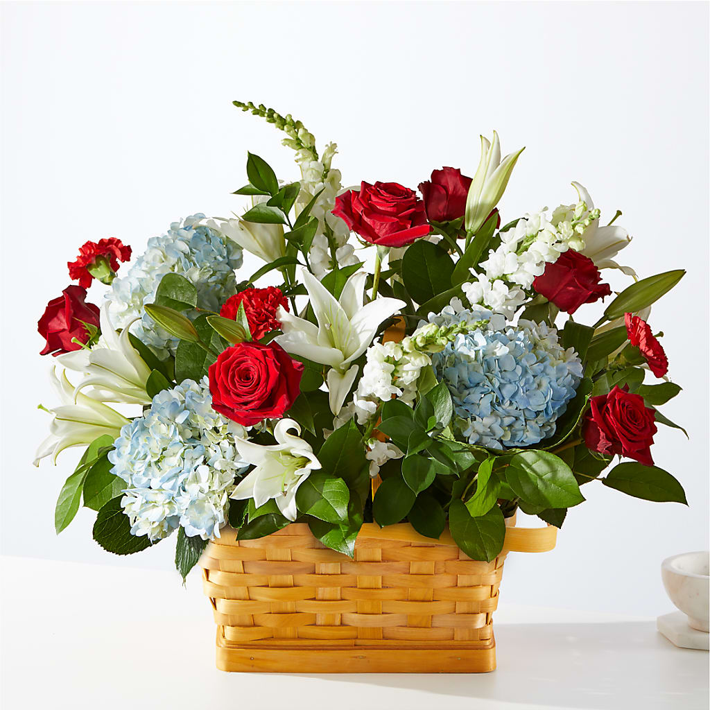 Greater Glory Basket – PETALS & HEARTS FLOWER SHOP, Monterey Park CA