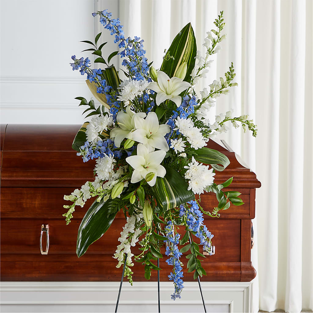 Eternal Impressions Standing Spray – PETALS & HEARTS FLOWER SHOP, Monterey Park CA
