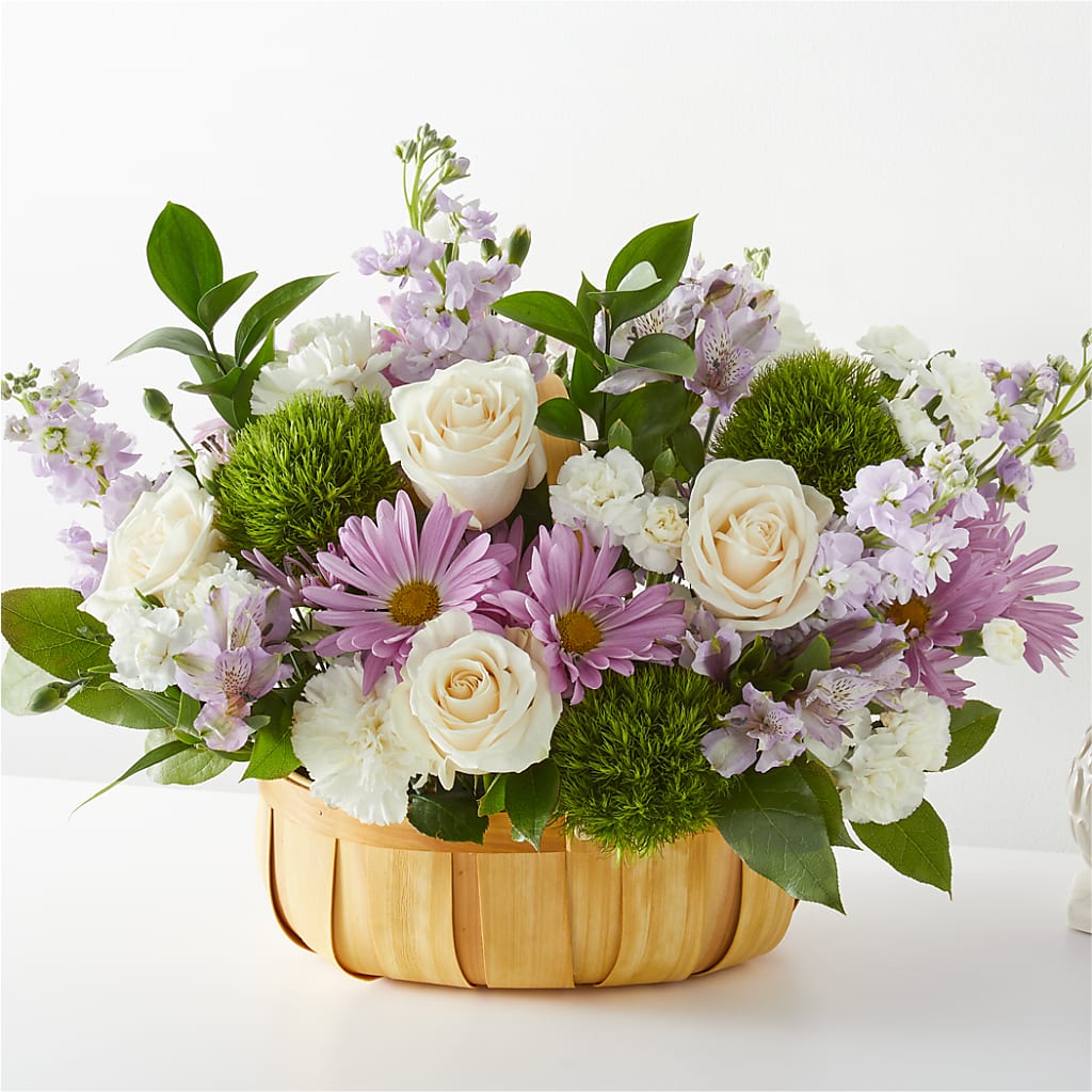 Peace & Love Basket – PETALS & HEARTS FLOWER SHOP, Monterey Park CA