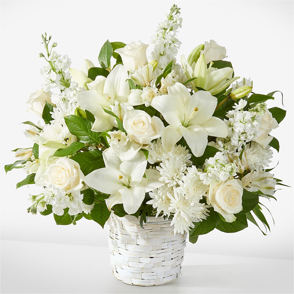 Peaceful Reflections Arrangement – PETALS & HEARTS FLOWER SHOP, Monterey Park CA