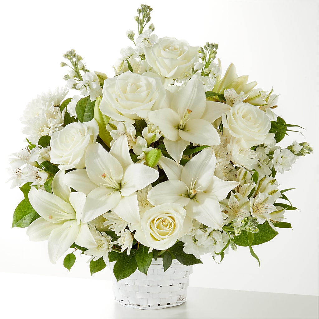 Peaceful Reflections Arrangement – PETALS & HEARTS FLOWER SHOP, Monterey Park CA