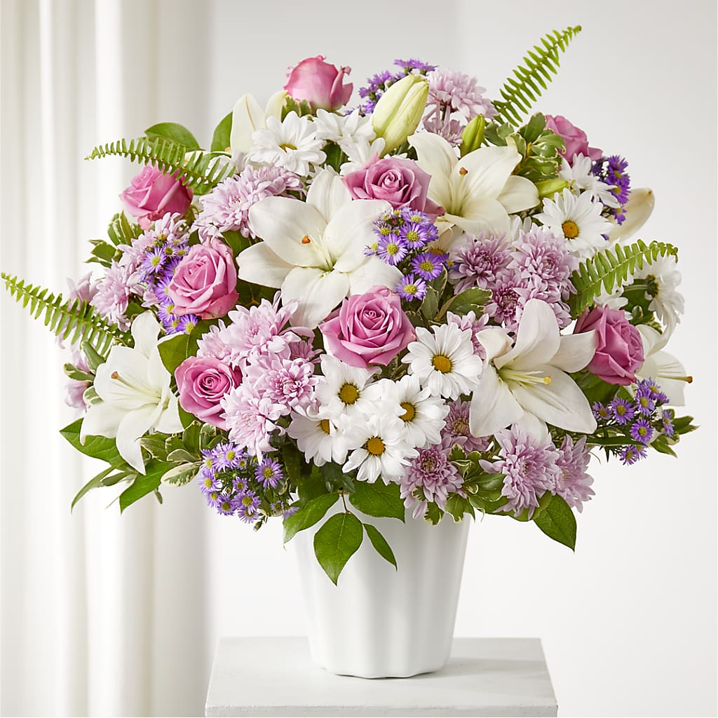Warmest Thoughts Tabletop Basket – PETALS & HEARTS FLOWER SHOP, Monterey Park CA