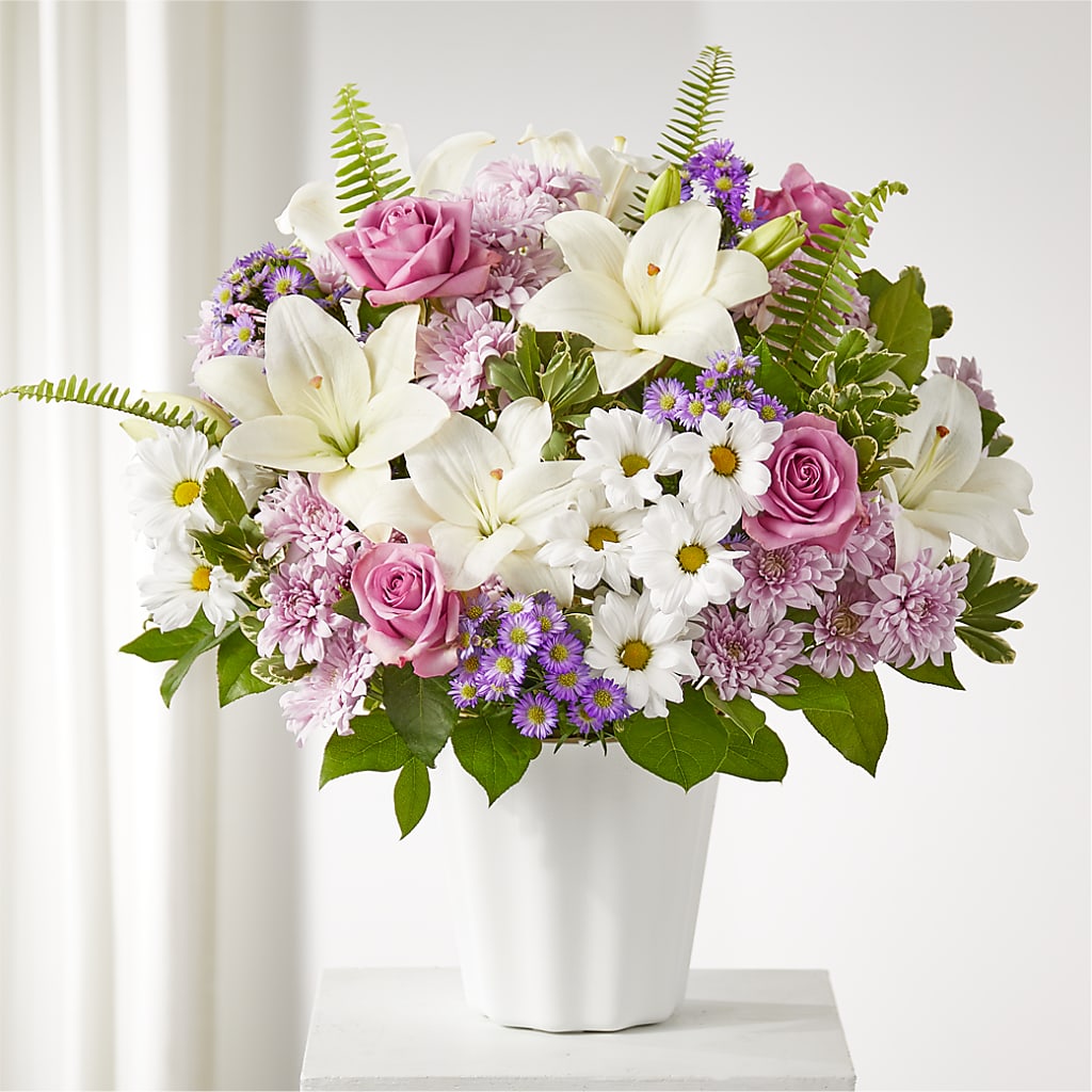 Warmest Thoughts Tabletop Basket – PETALS & HEARTS FLOWER SHOP, Monterey Park CA