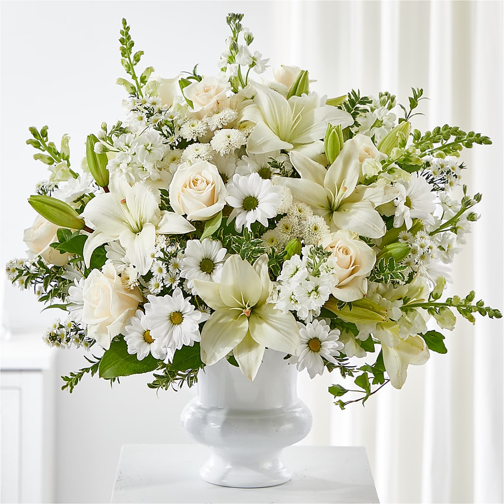 Uplifting Urn Arrangement – PETALS & HEARTS FLOWER SHOP, Monterey Park CA