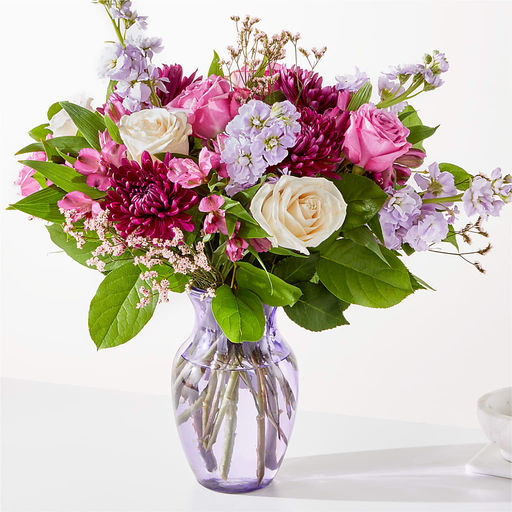 Amethyst Dreams Bouquet – PETALS & HEARTS FLOWER SHOP, Monterey Park CA