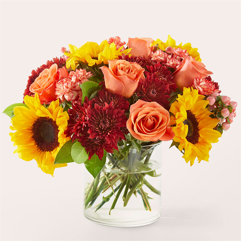 September Sunset Bouquet – PETALS & HEARTS FLOWER SHOP, Monterey Park CA