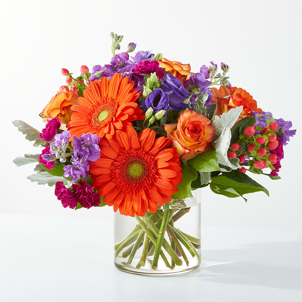 Sangria Bouquet – PETALS & HEARTS FLOWER SHOP, Monterey Park CA