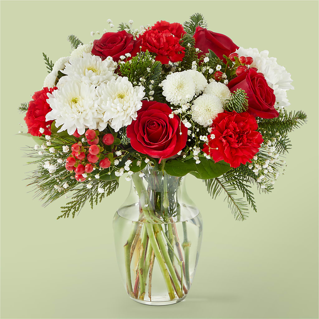 Chance of Flurries Bouquet – PETALS & HEARTS FLOWER SHOP, Monterey Park CA