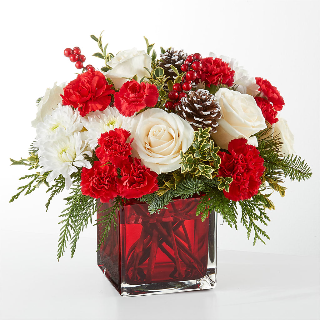 Christmas Market Bouquet – PETALS & HEARTS FLOWER SHOP, Monterey Park CA