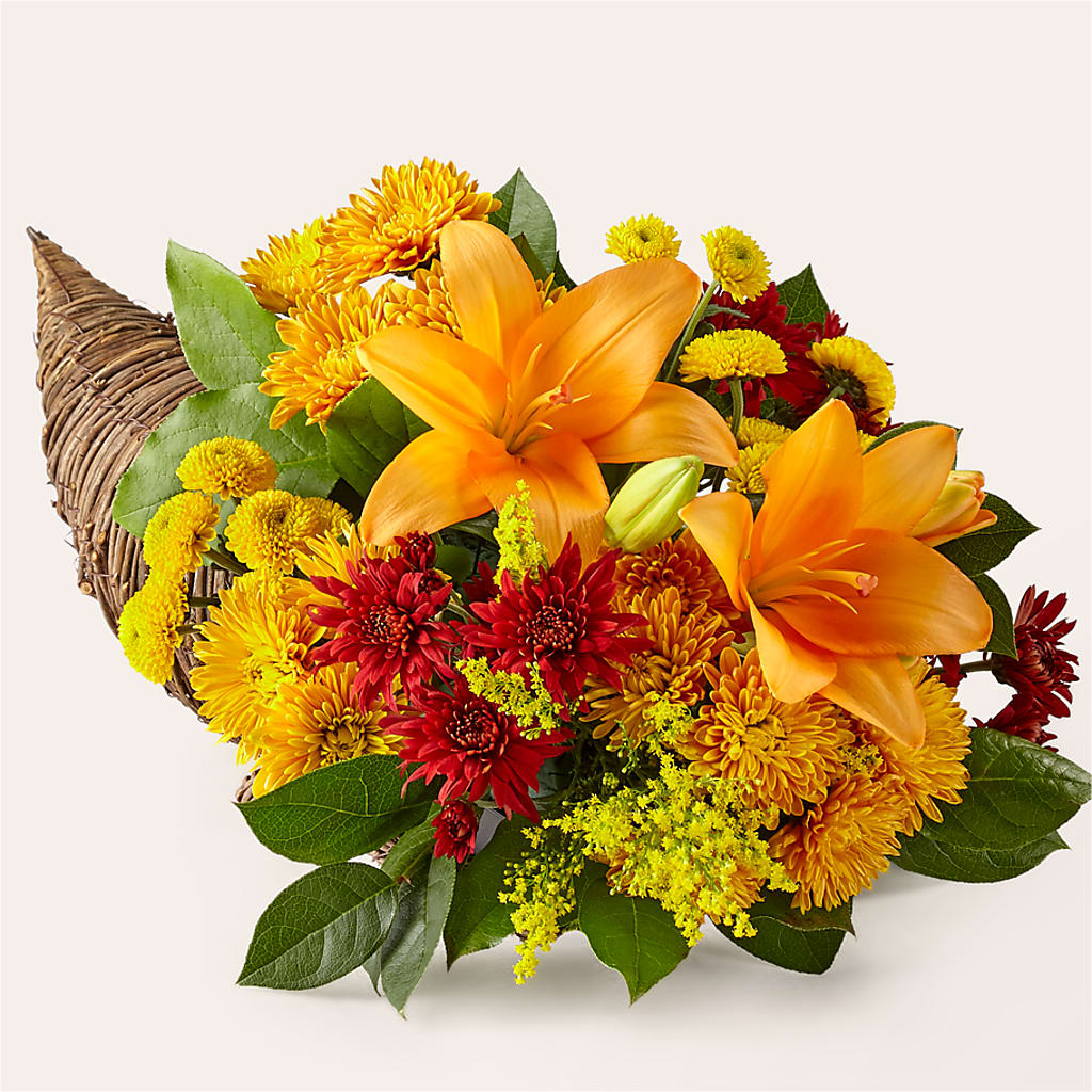 Feast of Color Cornucopia – PETALS & HEARTS FLOWER SHOP, Monterey Park CA