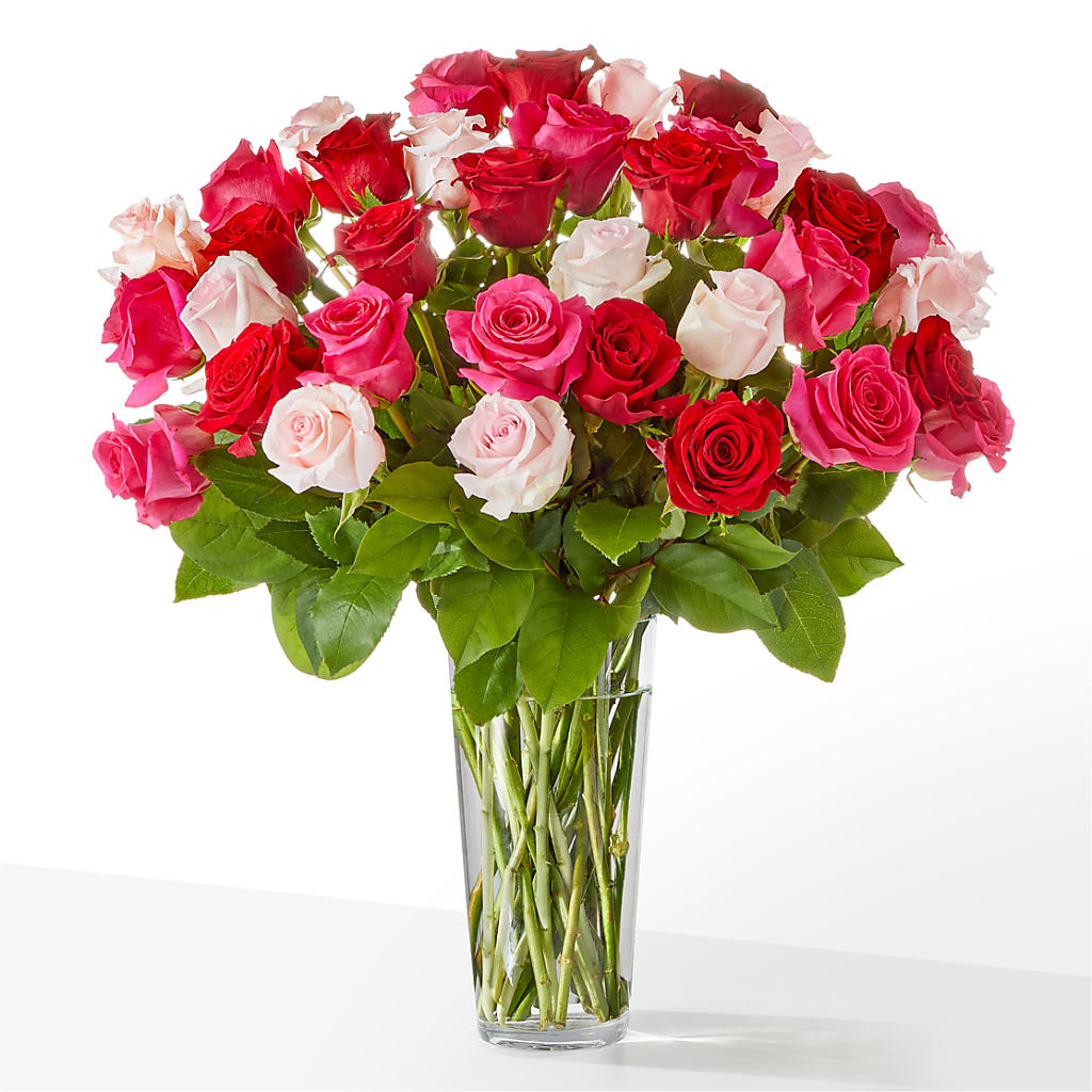 Charming Rose Bouquet – PETALS & HEARTS FLOWER SHOP, Monterey Park CA