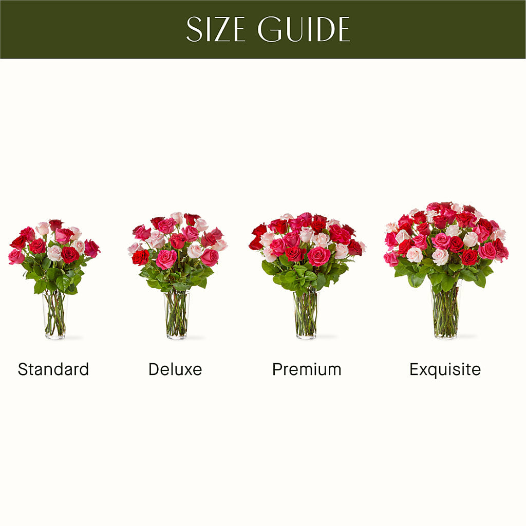 Charming Rose Bouquet – PETALS & HEARTS FLOWER SHOP, Monterey Park CA