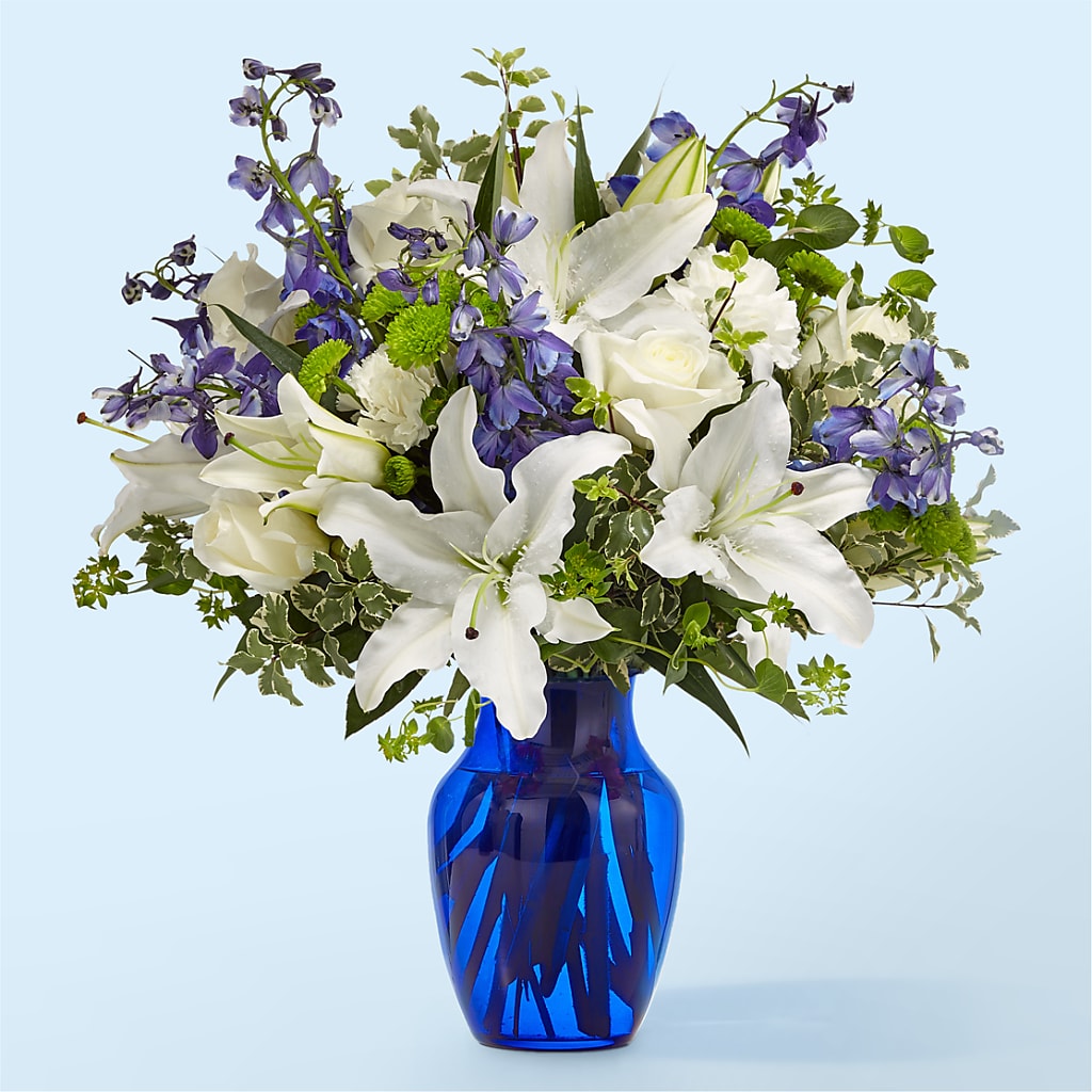 Santorini Bouquet – PETALS & HEARTS FLOWER SHOP, Monterey Park CA