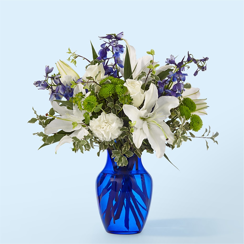 Santorini Bouquet – PETALS & HEARTS FLOWER SHOP, Monterey Park CA