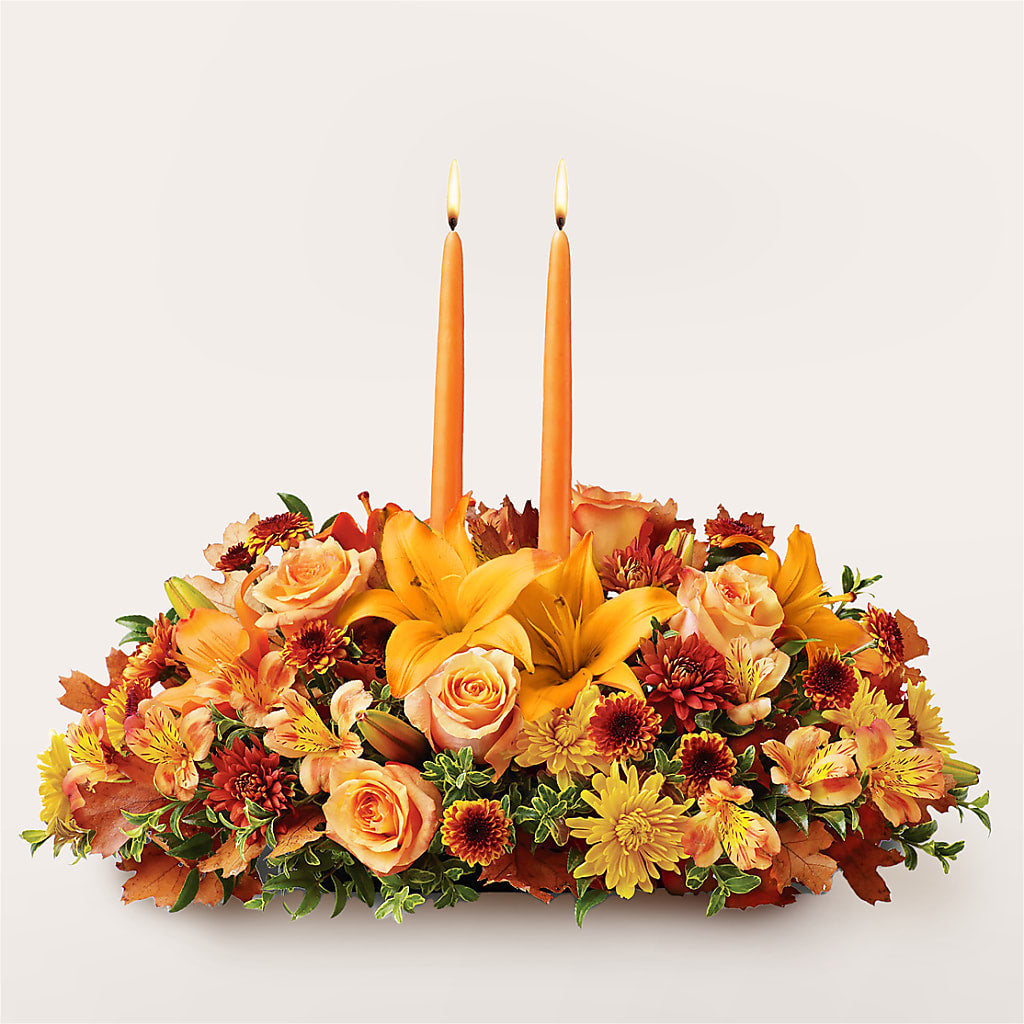 Traditions Centerpiece – PETALS & HEARTS FLOWER SHOP, Monterey Park CA