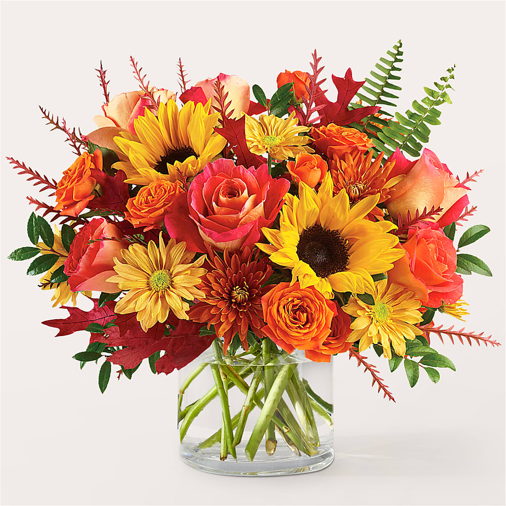 Fall Campfire Bouquet – PETALS & HEARTS FLOWER SHOP, Monterey Park CA