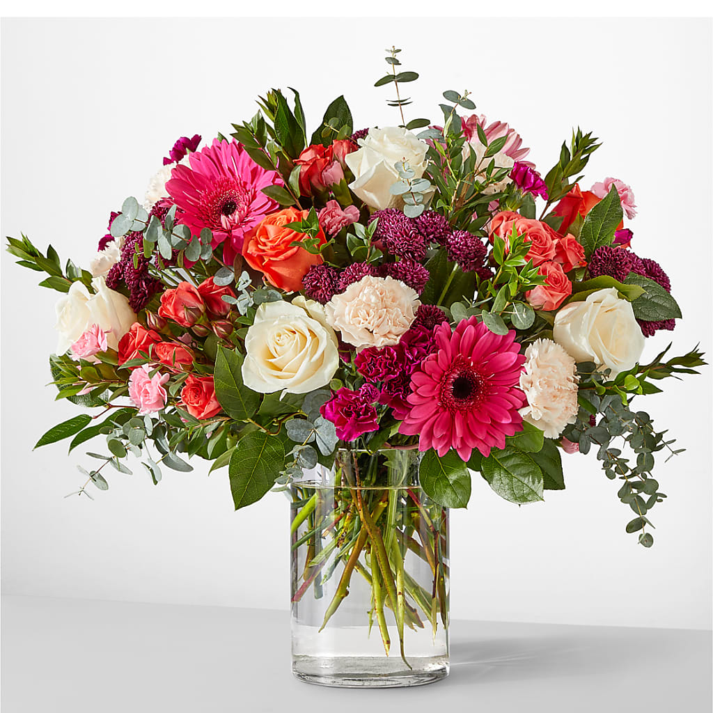 Smell the Roses Bouquet – PETALS & HEARTS FLOWER SHOP, Monterey Park CA