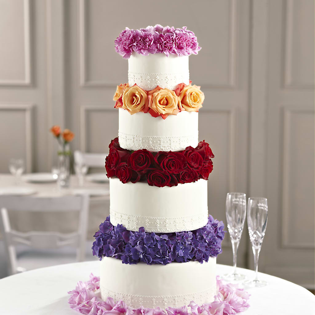 Infinite Love Cake Décor – PETALS & HEARTS FLOWER SHOP, Monterey Park CA