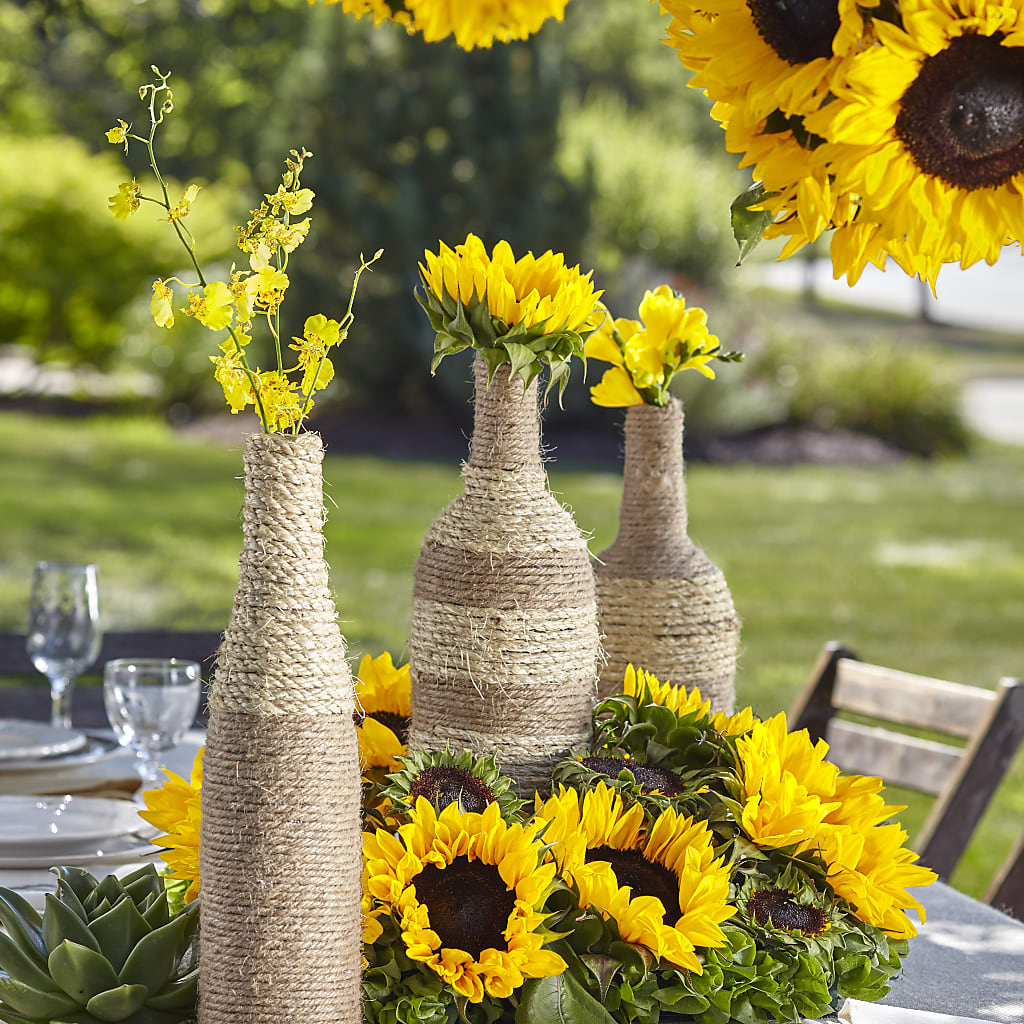 Sublime Garden Centerpiece – PETALS & HEARTS FLOWER SHOP, Monterey Park CA