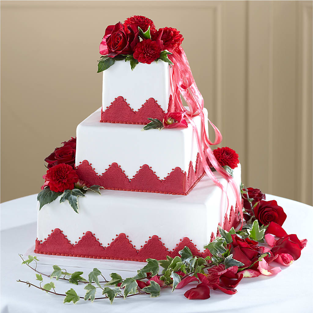 Forever Happiness Cake Decor – PETALS & HEARTS FLOWER SHOP, Monterey Park CA