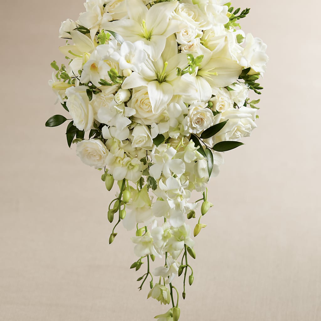 White Wonders Bouquet – PETALS & HEARTS FLOWER SHOP, Monterey Park CA