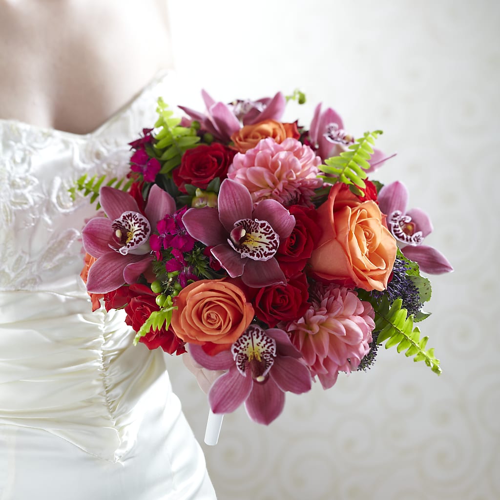 Brilliant Blossoms Bouquet – PETALS & HEARTS FLOWER SHOP, Monterey Park CA