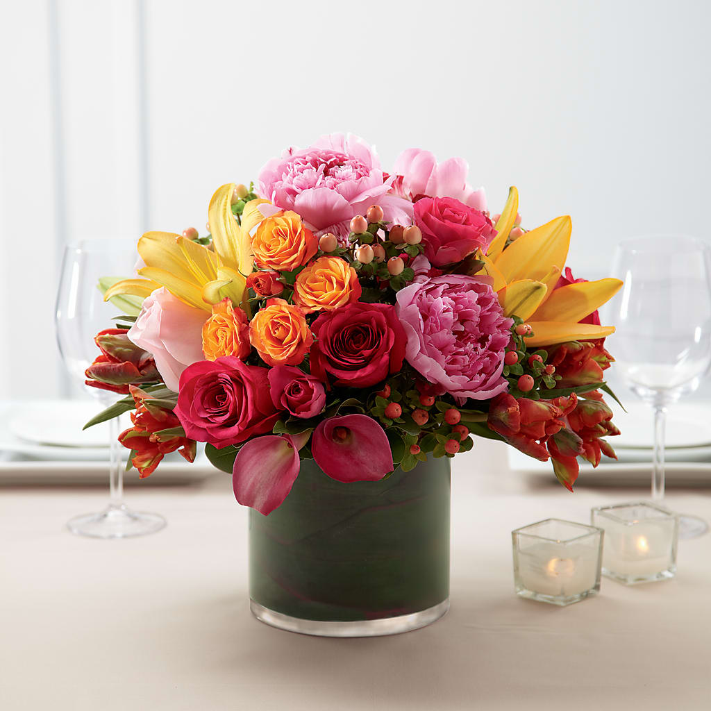Color Mix Arrangement – PETALS & HEARTS FLOWER SHOP, Monterey Park CA