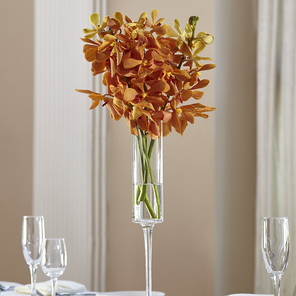 Orange Mokara Bouquet – PETALS & HEARTS FLOWER SHOP, Monterey Park CA