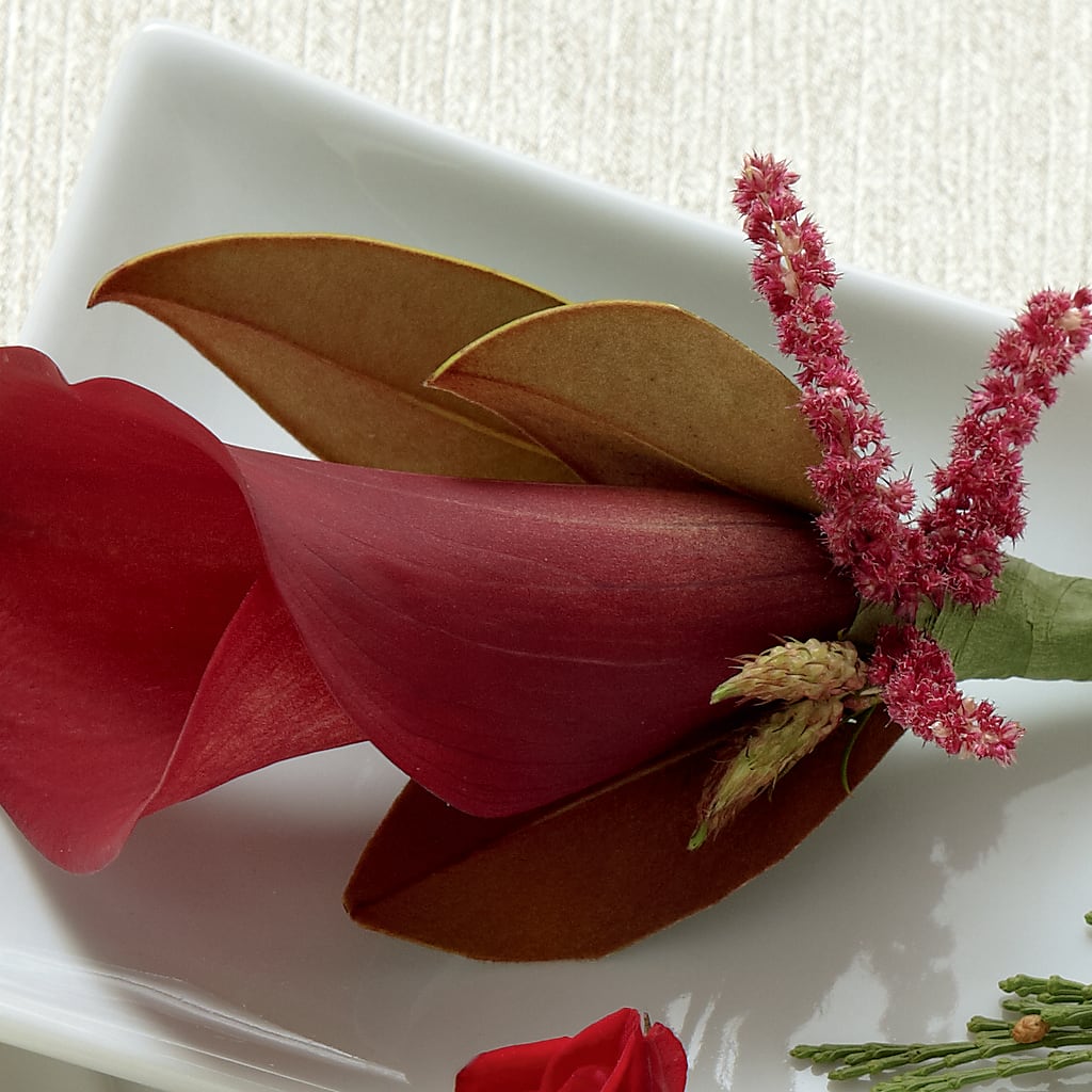 Red Calla Boutonniere – PETALS & HEARTS FLOWER SHOP, Monterey Park CA