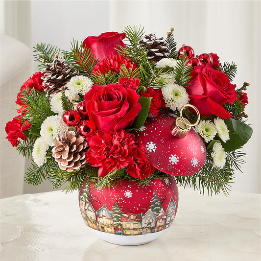 Christmas Carols Ornament – PETALS & HEARTS FLOWER SHOP, Monterey Park CA