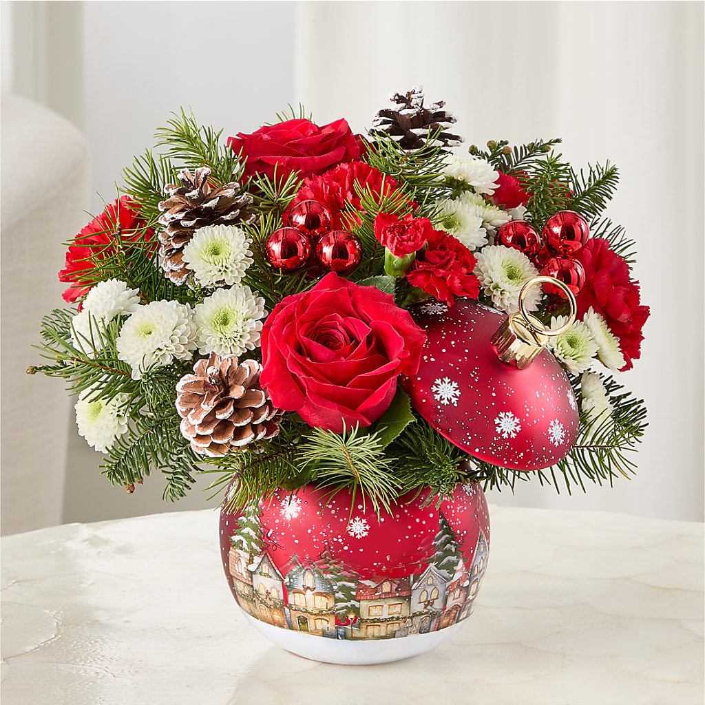 Christmas Carols Ornament – PETALS & HEARTS FLOWER SHOP, Monterey Park CA