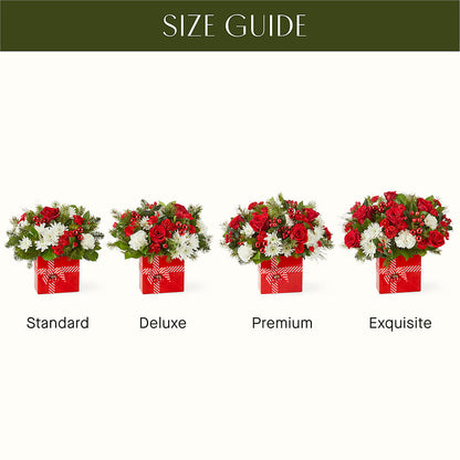 Presents Under the Tree Bouquet – PETALS & HEARTS FLOWER SHOP, Monterey Park CA