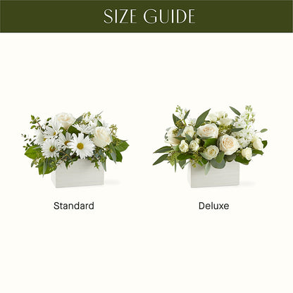 Fresh Linen Box Bouquet – PETALS & HEARTS FLOWER SHOP, Monterey Park CA