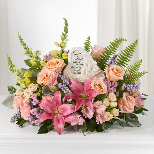 Gentle Light Arrangement – PETALS & HEARTS FLOWER SHOP, Monterey Park CA