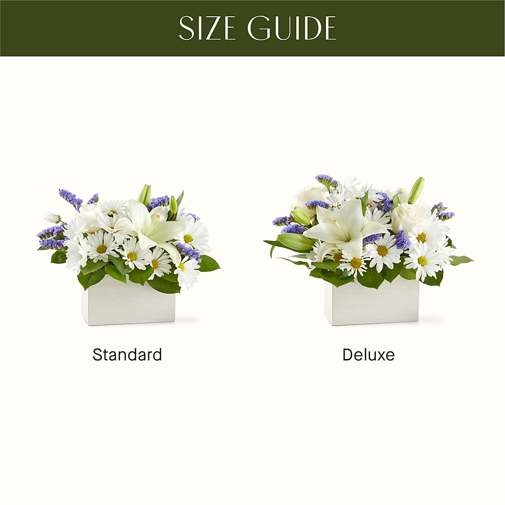 Beyond Blue Box Bouquet – PETALS & HEARTS FLOWER SHOP, Monterey Park CA