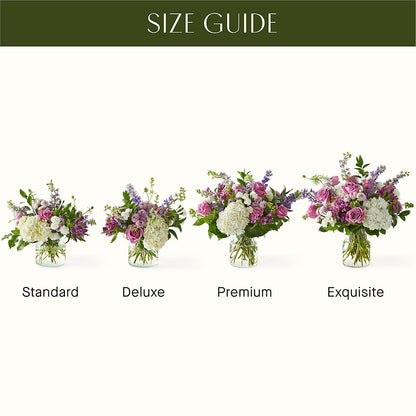 Violet Caress Bouquet – PETALS & HEARTS FLOWER SHOP, Monterey Park CA