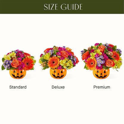 Tricks & Treats Pumpkin – PETALS & HEARTS FLOWER SHOP, Monterey Park CA