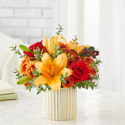 Scarlet Skies Bouquet – PETALS & HEARTS FLOWER SHOP, Monterey Park CA