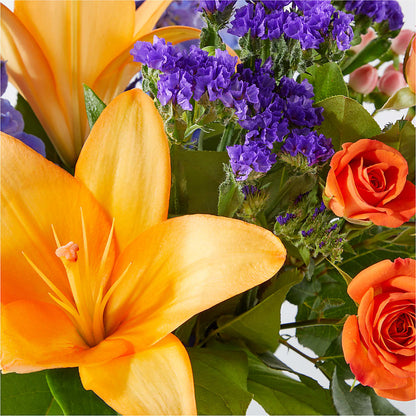 Radiant Citrus Bouquet – PETALS & HEARTS FLOWER SHOP, Monterey Park CA