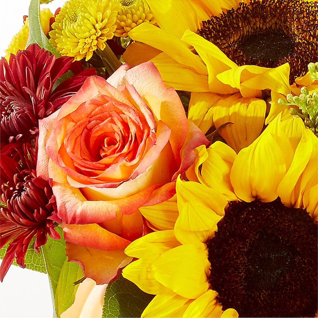 Golden Gourd Pumpkin Bouquet – PETALS & HEARTS FLOWER SHOP, Monterey Park CA