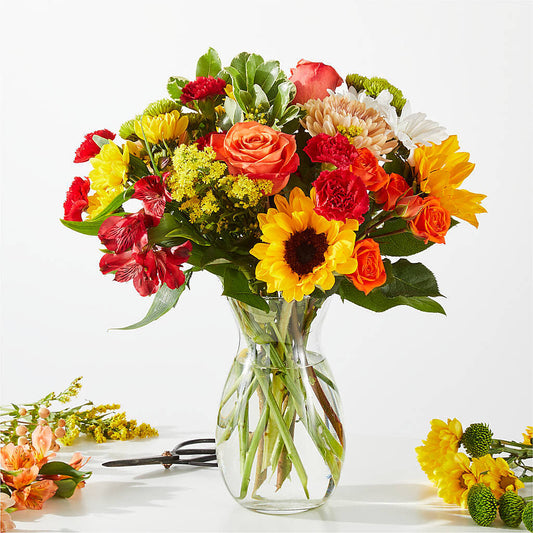 Fall Delight – A Florist Original – PETALS & HEARTS FLOWER SHOP, Monterey Park CA