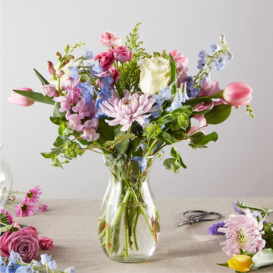 Pastel Tradition - A Florist Original – PETALS & HEARTS FLOWER SHOP, Monterey Park CA
