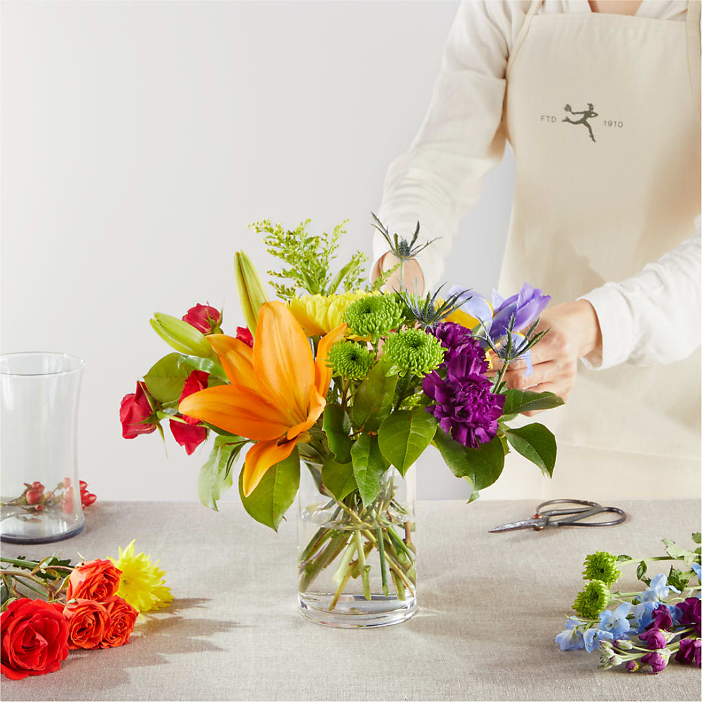 Summer Spectra - A Florist Original – PETALS & HEARTS FLOWER SHOP, Monterey Park CA