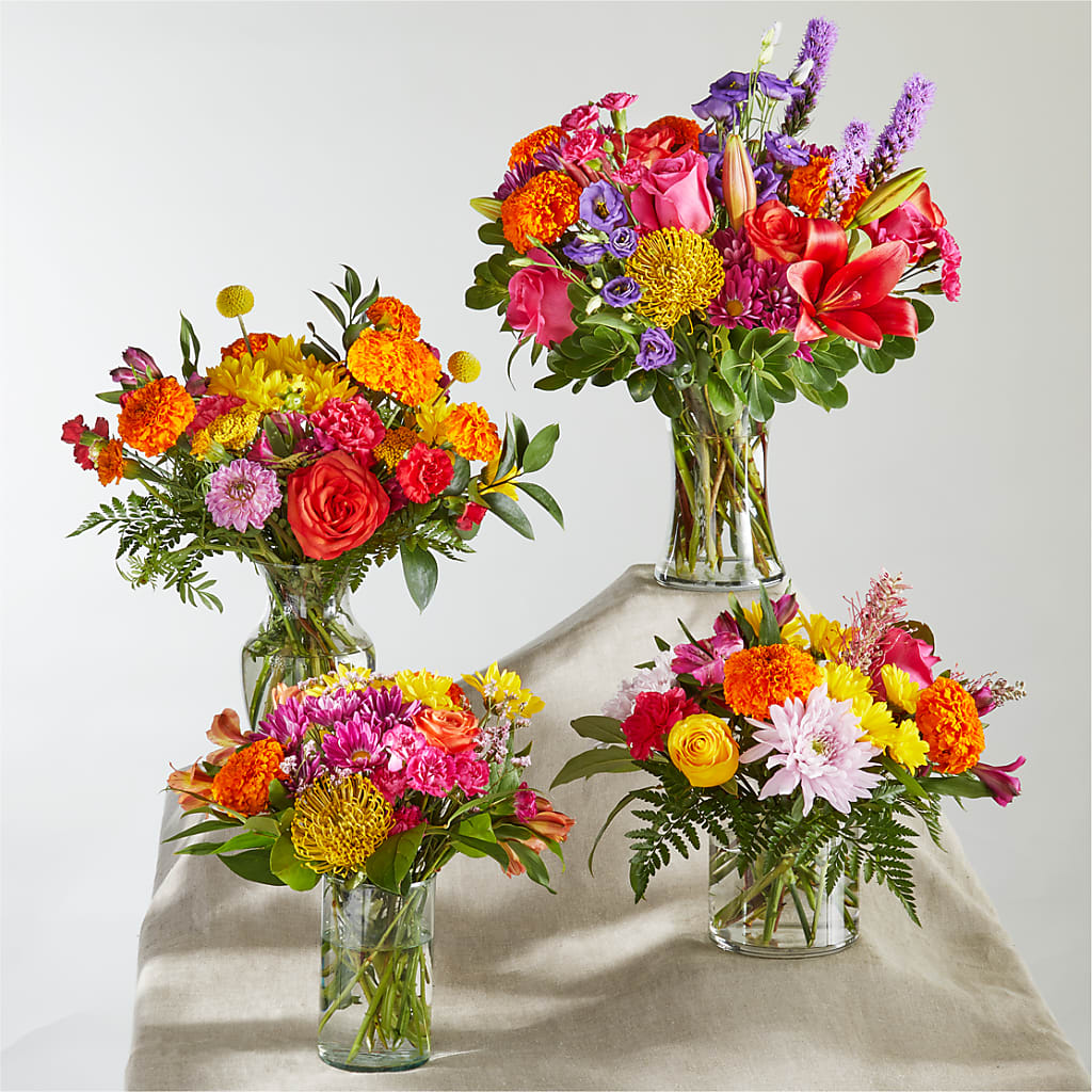 Feast of Color – A Florist Original – PETALS & HEARTS FLOWER SHOP, Monterey Park CA