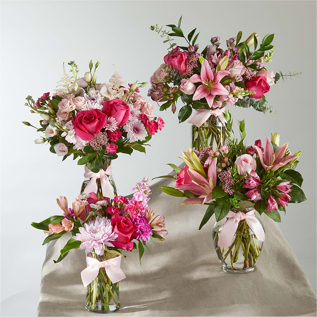 Pink Ribbon - A Florist Original – PETALS & HEARTS FLOWER SHOP, Monterey Park CA
