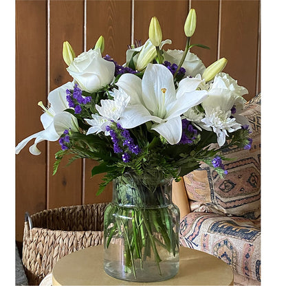 Beyond Blue Bouquet – PETALS & HEARTS FLOWER SHOP, Monterey Park CA