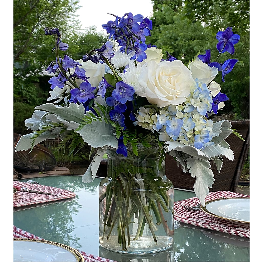 Clear Skies Bouquet – PETALS & HEARTS FLOWER SHOP, Monterey Park CA