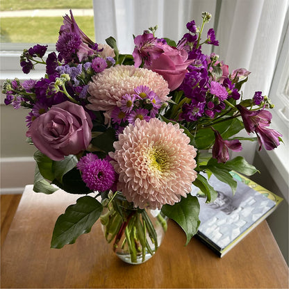 Ultraviolet Bouquet – PETALS & HEARTS FLOWER SHOP, Monterey Park CA
