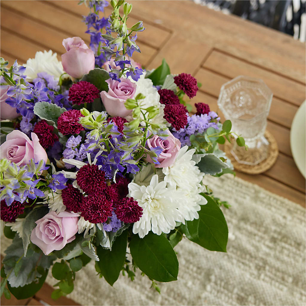 Violet Frost Bouquet – PETALS & HEARTS FLOWER SHOP, Monterey Park CA